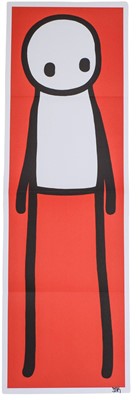 Lot 241 - Stik (British 1979-), ‘Standing Figure (Red)’, 2015