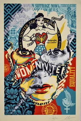 Lot 240 - Shepard Fairey & Sandra Chevrier (Collaboration), 'The Beauty Of Liberty And Equality', 2020