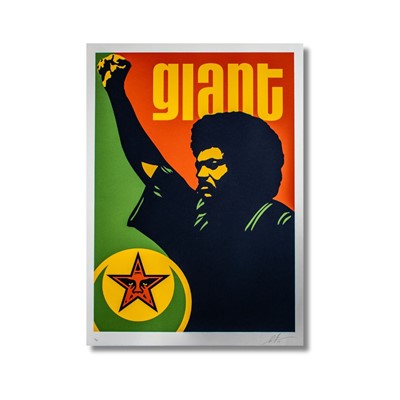 Lot 251-Shepard Fairey (American 1970-), 'Jesse Nubian (Large Format)', 2019