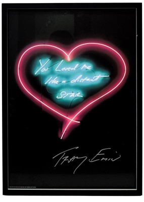 Lot 106 - Tracey Emin (British 1963-), ‘You Loved Me Like A Distant Star’, 2016