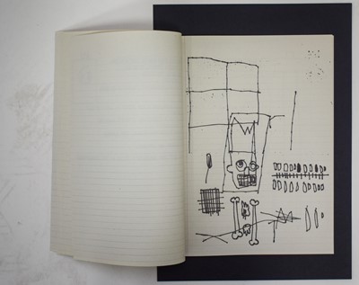 Lot 196 - Jean-Michel Basquiat (American 1960-1988), 'Sans titre/Untitled (Arto's Notebook), 1981', 2011