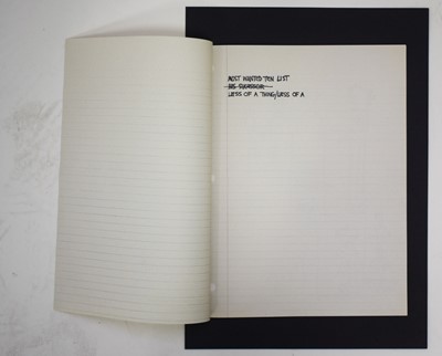 Lot 196 - Jean-Michel Basquiat (American 1960-1988), 'Sans titre/Untitled (Arto's Notebook), 1981', 2011
