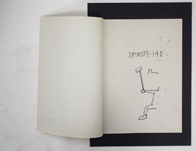 Lot 196 - Jean-Michel Basquiat (American 1960-1988), 'Sans titre/Untitled (Arto's Notebook), 1981', 2011
