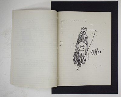 Lot 196 - Jean-Michel Basquiat (American 1960-1988), 'Sans titre/Untitled (Arto's Notebook), 1981', 2011