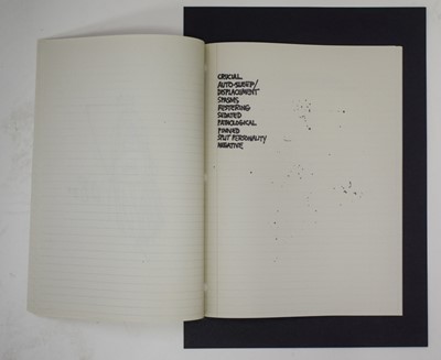Lot 196 - Jean-Michel Basquiat (American 1960-1988), 'Sans titre/Untitled (Arto's Notebook), 1981', 2011