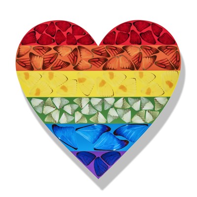 Lot 28 - Damien Hirst (British 1965-), 'Butterfly Heart (Small) H7-4', 2020
