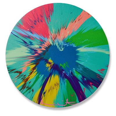 Lot 66 - Damien Hirst (British 1965-), 'Beautiful Untrammelled Unmelodious Vapor Painting (H12-4) (Small)', 2023