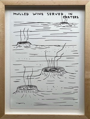 Lot 45 - David Shrigley (British 1968-), 'Untitled (Wine In Craters`)', 2018