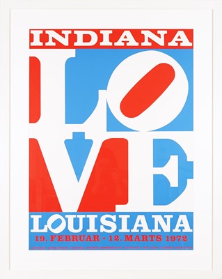 Lot 82 - Robert Indiana (American 1928-2018), 'LOVE Louisiana', 1972