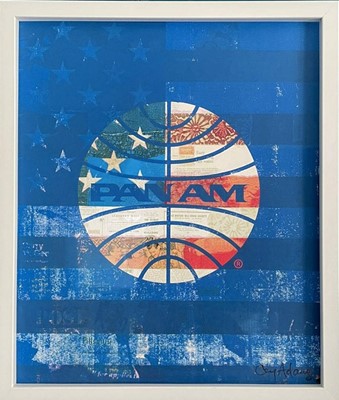 Lot 14 - Cey Adams (American 1962-), 'Pan Am'
