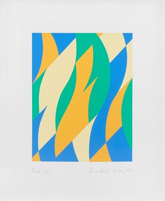 Lot 121-Bridget Riley (British 1931-), 'Fold', 2004
