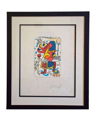 Lot 248 - Salvador Dali (Spanish 1904-1989), 'Playing Cards: Joker', 1972