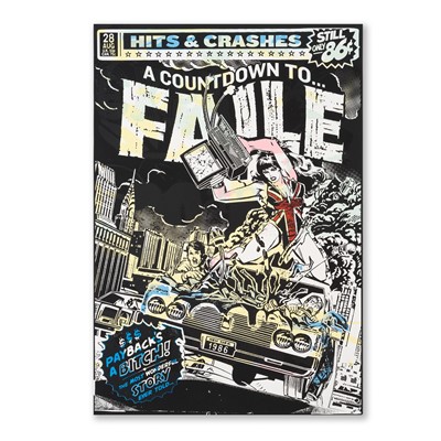 Lot 77 - Faile (Collaboration), 'Hit's & Crashes', 2007