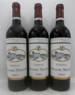 Lot 92 - 9 bottles 2003 Ch Chasse-Spleen