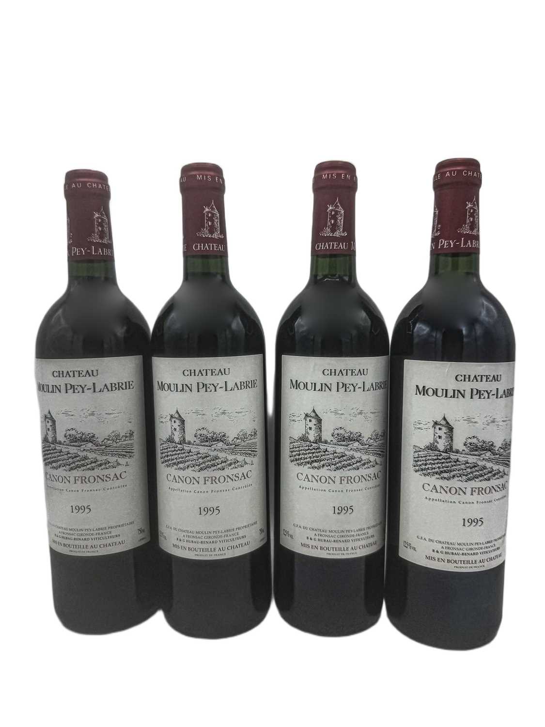 Lot 8 - 12 bottles 1995 Ch Moulin Pey-Labrie