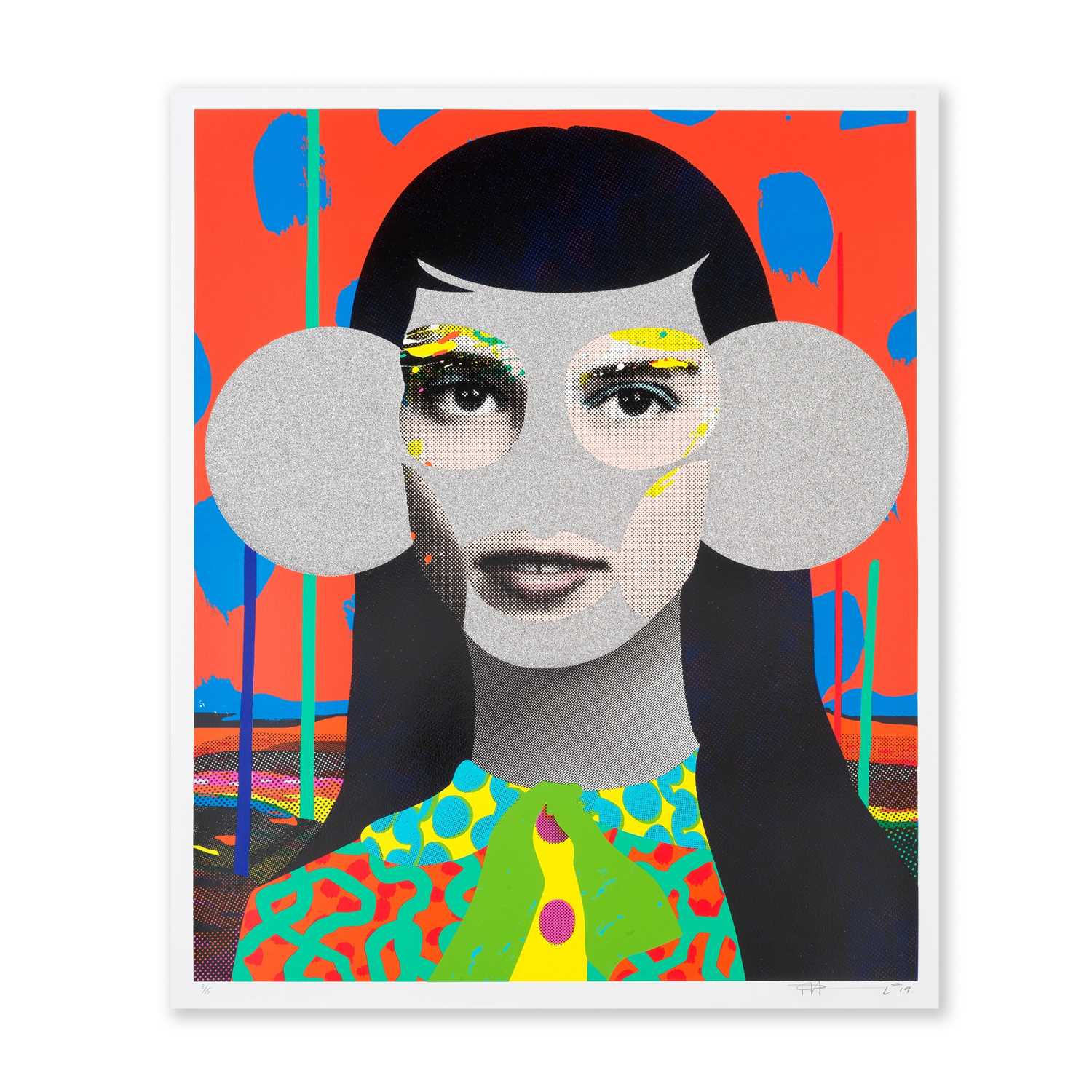 Lot 247 - Paul Insect (British 1970-), 'A Lasting Look (Silver Dust)', 2019