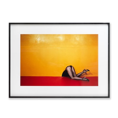 Lot 158 - Guy Bourdin (French 1928-1991), 'Mousehole, Charles Jourdan, Autumn 1979', 1979