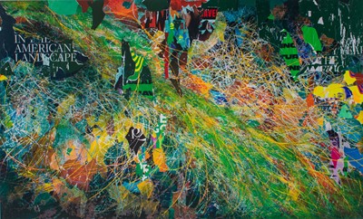 Lot 202 - José Parlá (American 1973-), 'The American Mindscape, Textured', 2024
