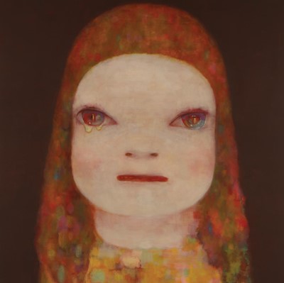 Lot 131 - Yoshitomo Nara (Japanese 1959-), 'Midnight Tears Scarf', 2025