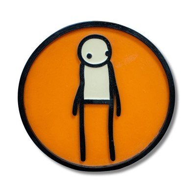 Lot 183-Stik (British), 'Plaque (Orange)', 2011