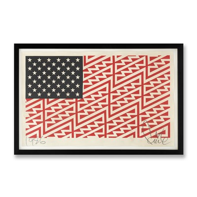 Lot 243-Faile (Collaboration), ‘Star Spangled Shadows’, 2009
