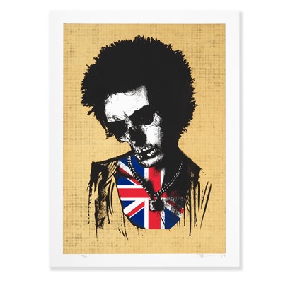 Lot 290 - Paul Insect (British 1970-), 'Dead Sid (Gold & Silver)', 2007 (2 Works)