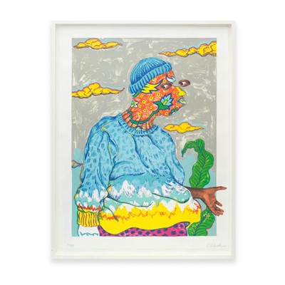 Lot 148 - Simphiwe Ndzube (South African 1990-), 'Iqhawe', 2021