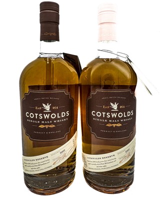 Lot 19 - 2 bottles Cotswolds Reserve Single Malt Whisky