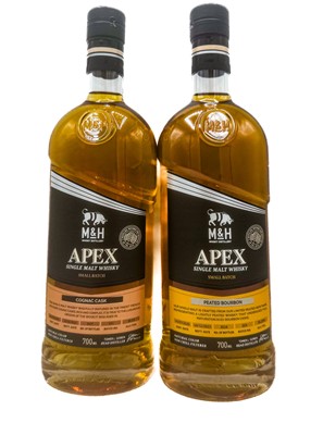 Lot 26 - 2 bottles Mixed Milk & Honey Apex Israeli Single Malt Whisky