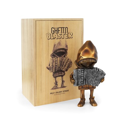 Lot 104 - Pez (French), 'Ghetto Blaster (Bronze)', 2022