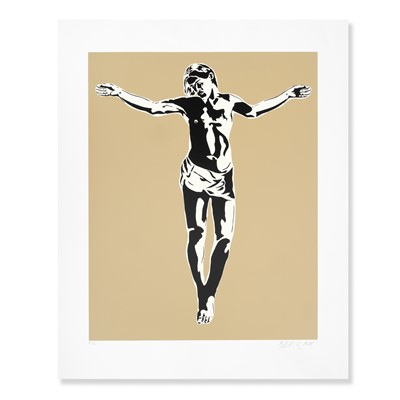 Lot 222 - Blek Le Rat (French 1951-), 'Jesus (Brown)', 2008