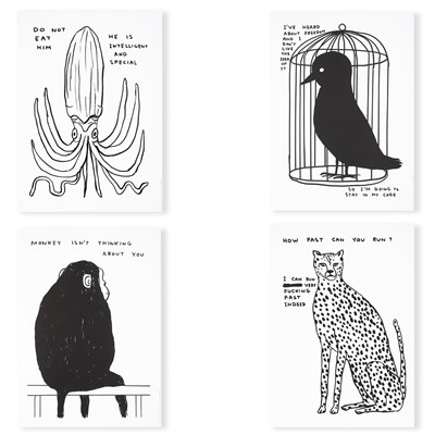 Lot 62 - David Shrigley (British 1968-), 'Animals & Existentialism', 2022