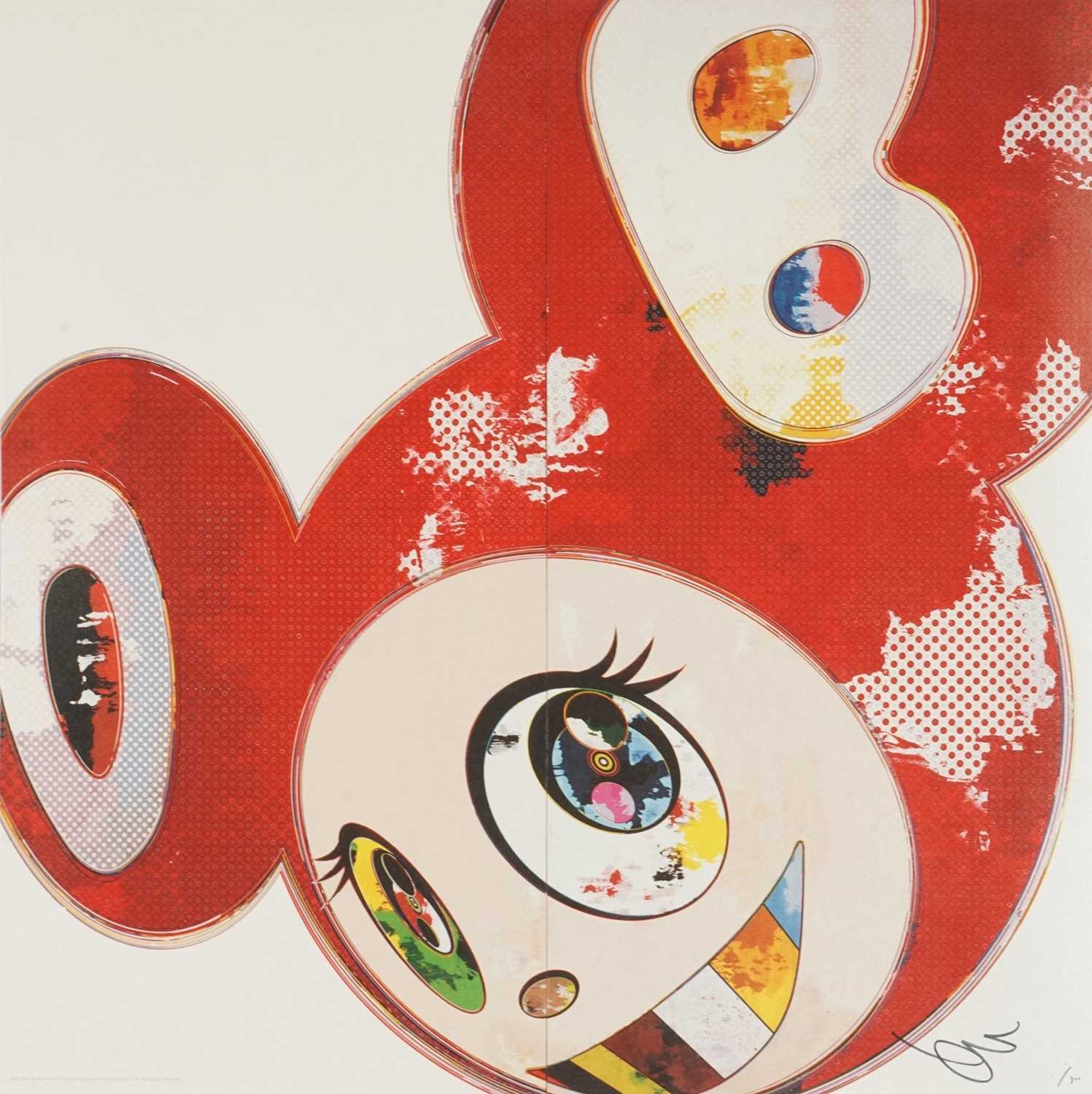 Lot 3 - Takashi Murakami (Japanese 1962-), 'And Then x6 Red', 2013
