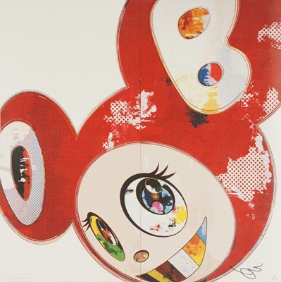 Lot 3 - Takashi Murakami (Japanese 1962-), 'And Then x6 Red', 2013