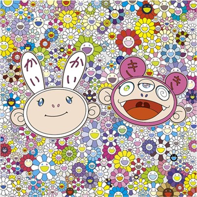 Lot 12 - Takashi Murakami (Japanese 1962-), 'Kaikai & Kiki: Dreaming of Shangri-la', 2015