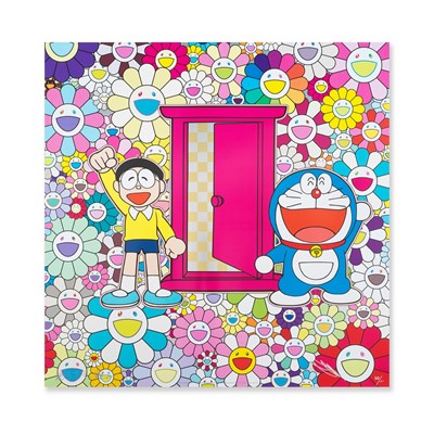 Lot 167 - Takashi Murakami (Japanese 1962-), 'We Came to the Field of Flowers Through Anywhere Door (Dokodemo Door)', 2018