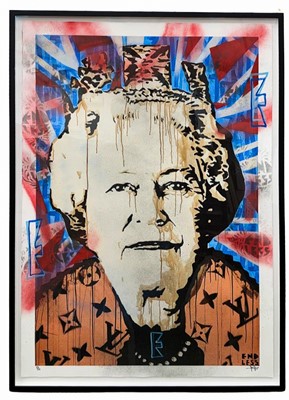 Lot 76a-Endless (British), 'Lizzy Vuitton Union Jack', 2021