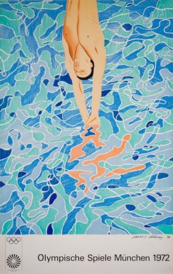 Lot 59 - David Hockney (British 1937-) 'Olympische Spiele München 1972', 1970