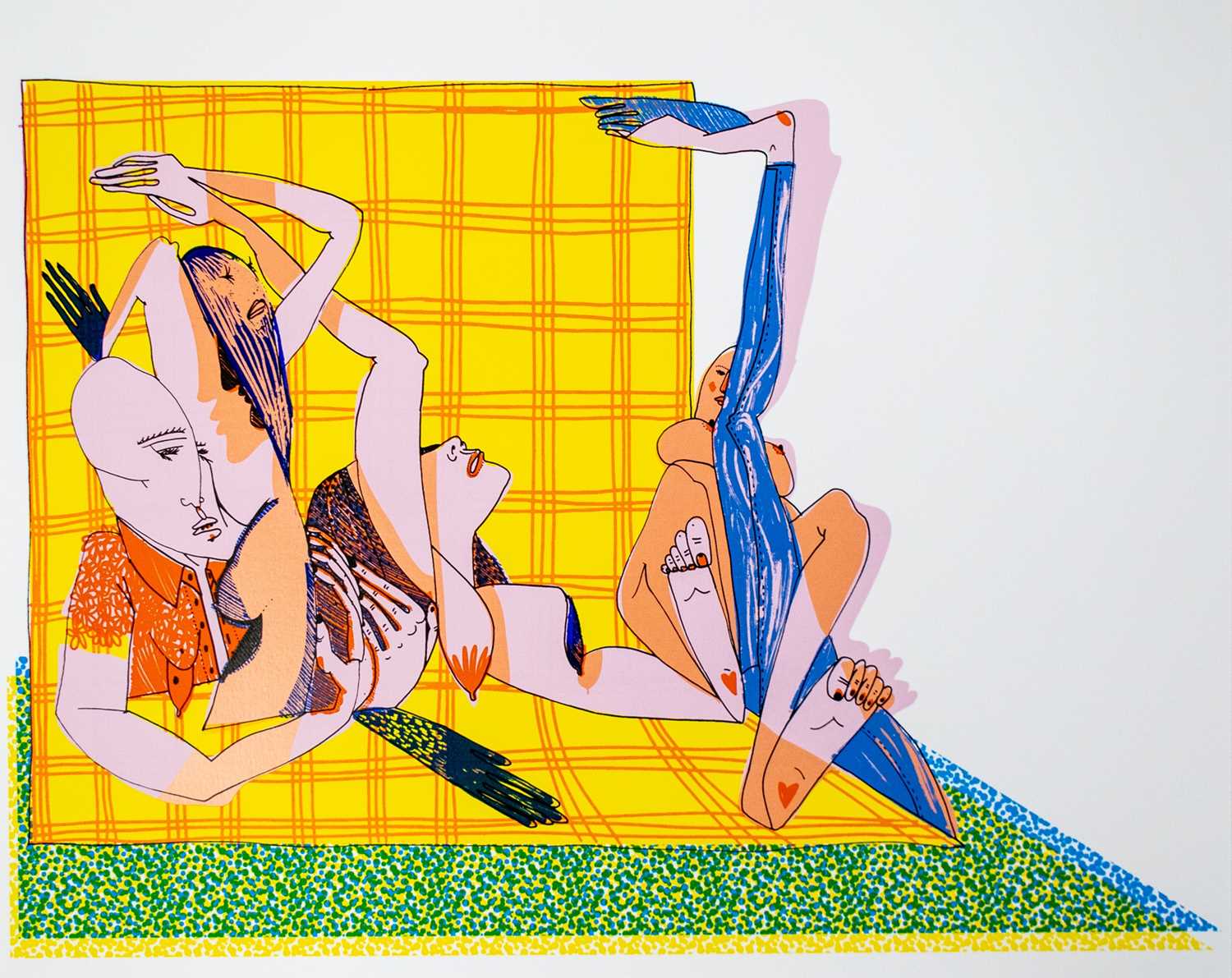 Lot 32 - Christina Quarles (American 1985-), 'Laid Up', 2020