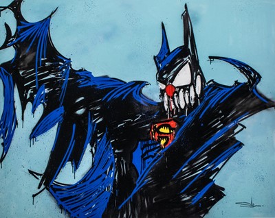 Lot 299 - Slawn (Nigerian 2000-), 'Batman', 2025