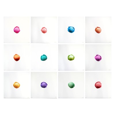 Lot 193 - CJ Hendry (Australian 1988-), 'Ice Cream Scoops', 2025 (12 Works)