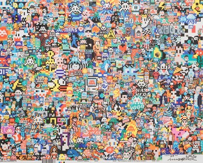 Lot 252 - Invader (French 1969-), 'Invader 4000', 2022