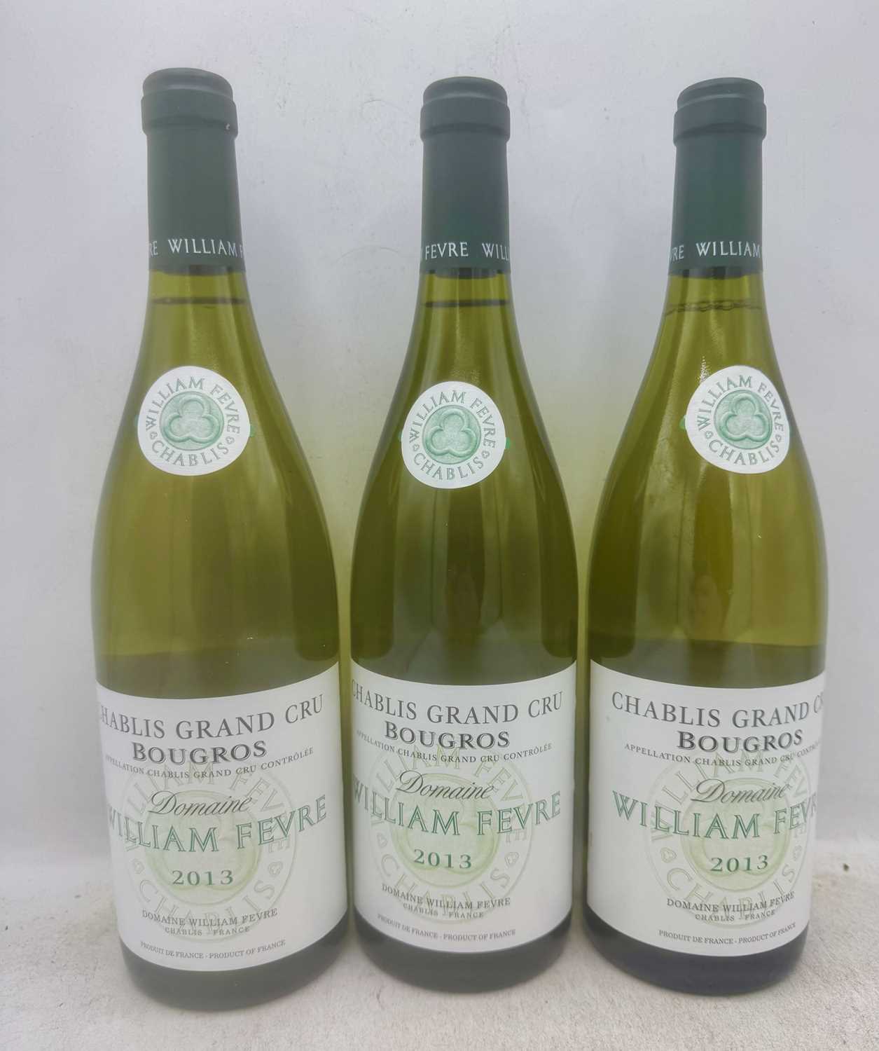Lot 63 - 6 bottles 2013 Chablis Bougros W Fevre