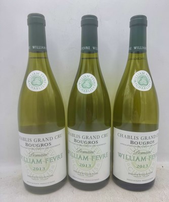 Lot 63 - 6 bottles 2013 Chablis Bougros W Fevre