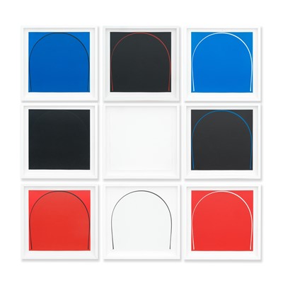 Lot 73 - Ian Davenport (British 1966-), '9 Arches', 2005