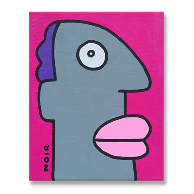 Lot 205 - Thierry Noir (French 1958-), 'My Shoes Are So Brand-New; They Look Like They Are Glowing', 2020