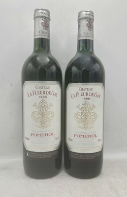 Lot 27 - 2 bottles 1988 Ch La Fleur de Gay