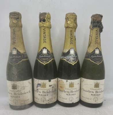 Lot 81 - 4 half-bottles 1969 Charles Heidsieck