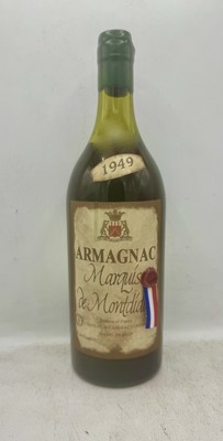 Lot 134 - 1 magnum 1949 Marquis de Montdidier Armagnac