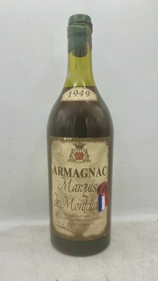 Lot 136 - 1 magnum 1949 Marquis de Montdidier Armagnac